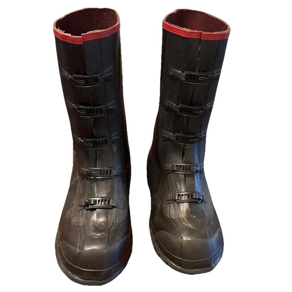 Vintage Ranger Honeywell 8081‎ Rubber Work Boots Mens Size 12 Waterproof Buckle